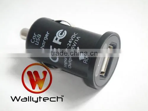 Wallytech WIA-071 Mini USB Car Charger For iPhone 4 3GS 3G For iPod For iPad For Mobile Phone