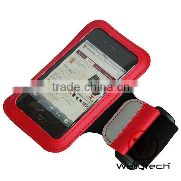 Wallytech New Elastic Rubber Sports Running Armband Cover Case For iPhone 4S 4 4G 3G 3GS