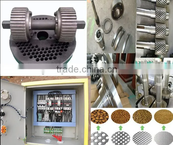 Farm used pellet production line machinary and home-make pellet mill