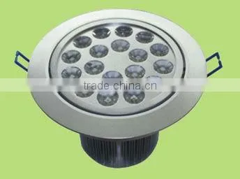 18w 1200 Lm round disco LED downlight lamp