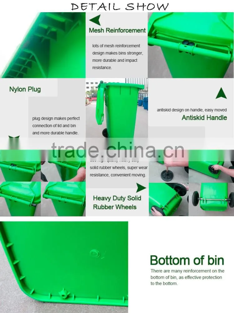 Hot Sale Novelty Plastic Trash Can Mockup