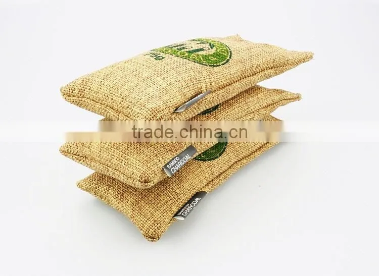 Naturally Removes Odors in Shoes, Gym Bags, Sporting Equipment, and Luggage. mini Air Purifying Bamboo Charcoal Bags.