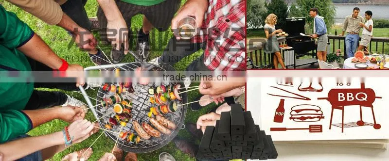 BBQ charcoal briquettes from Factory