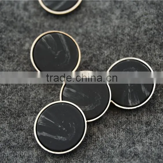 METAL MATT RESIN BUTTON FOR COAT