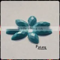 Feilang 4x8mm flat back decorative resin beads