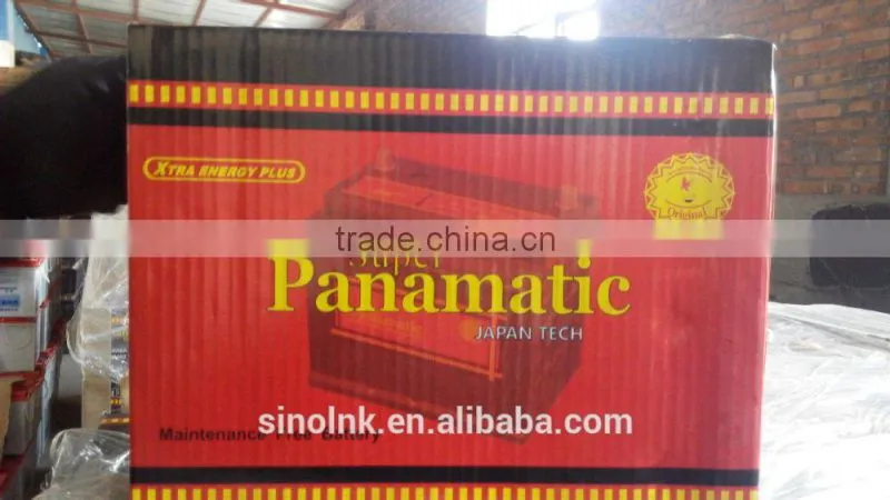 jiangmen lead-acid battery JIS TYPE MF 75D31R starting maintenance free lead acid battery for locomotive