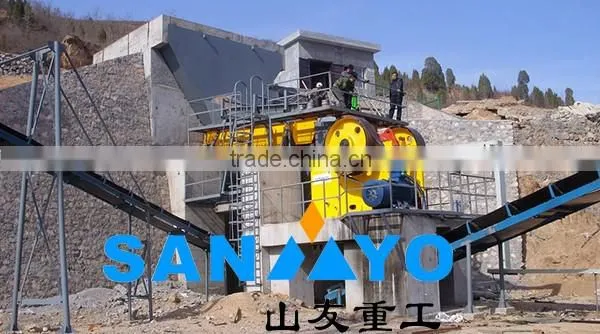SANYYO best quality jaw crusher machine in China with 31 years history