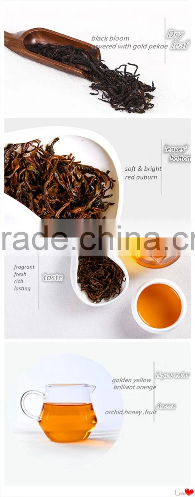 Organic black Tea with organic tea private label