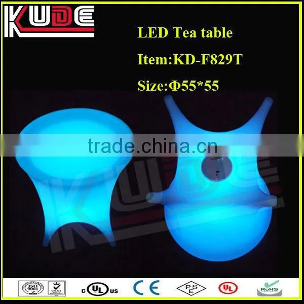 Rechargeable outdoor led furniture/outdoor table/led outdoor furniture