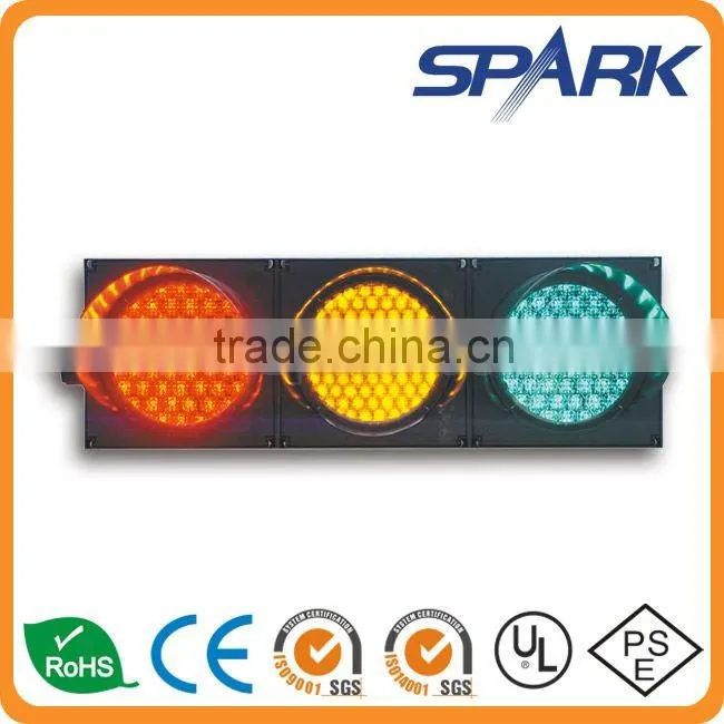 Spark 200mm Red Green Yellow Color LED Traffic Light With CE and RoHS