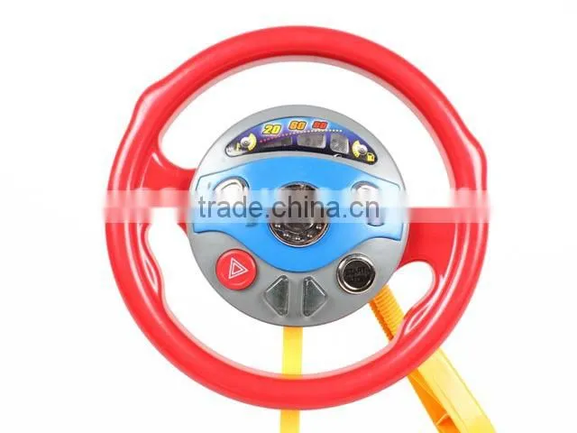 Electronic kids steering wheel toy