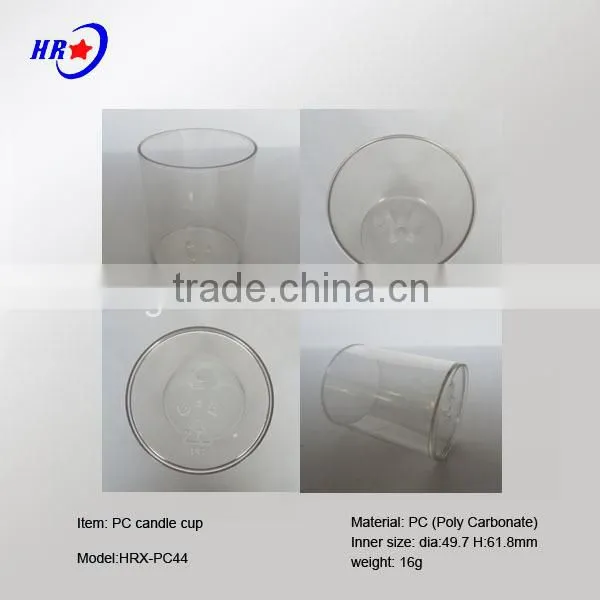 HRX-PC44 COLOR ROUND PC CUP OF TEALIAGHT CANDLE