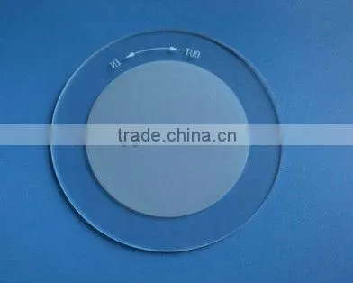 Led lamp round shape tempered glass cover