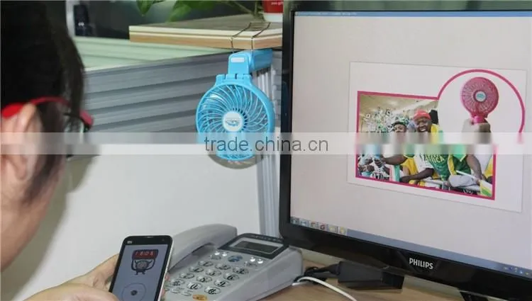 Portable Mini Electric Hand Hold USB/Battery Air Conditioner Cooling Cool Desk Palm-Leaf Hand Fan