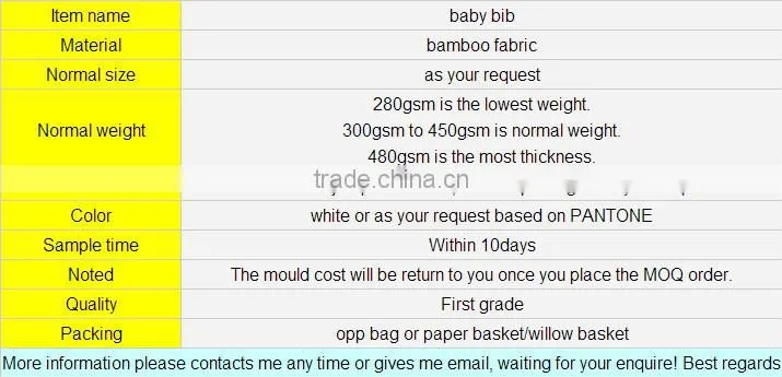Cute baby bib embroidery designs good quality