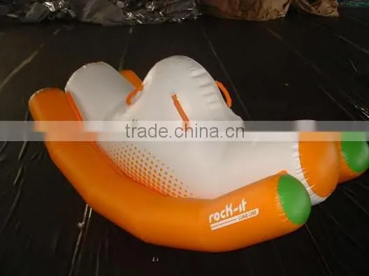 Commercial grade on water floating Inflatable rocker water games