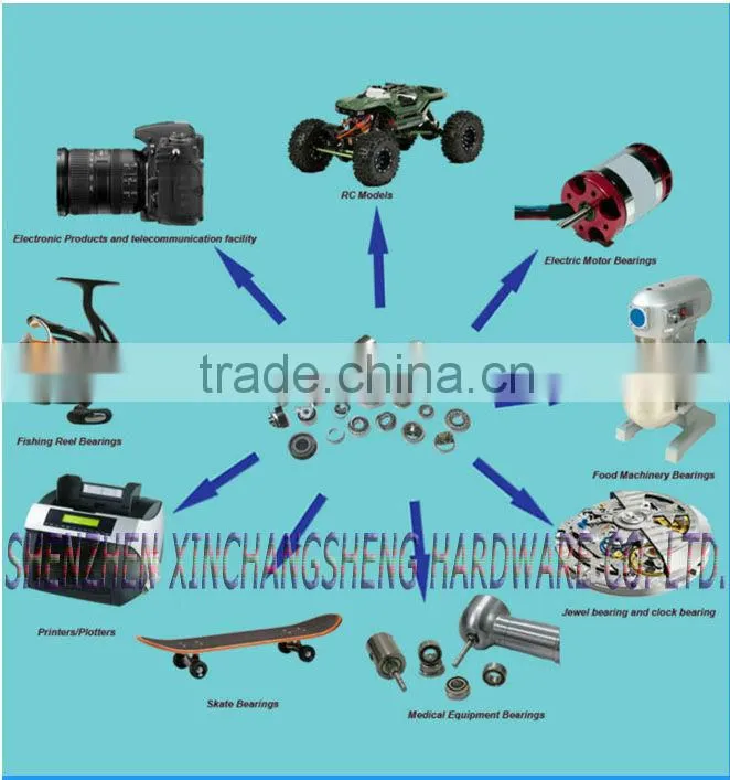 High Performance 2.5x6x2.6mm 682x 2rs ball bearing
