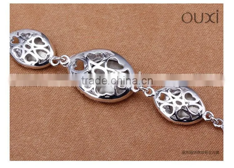 NEW Wholesales 925 silver bracelet Crystal Y5007