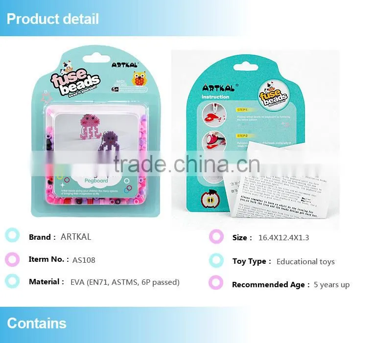 wholesale toys diy beading kits perler beads AS108