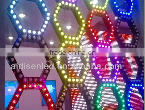 35mm color changing programmable led lighting for fairground