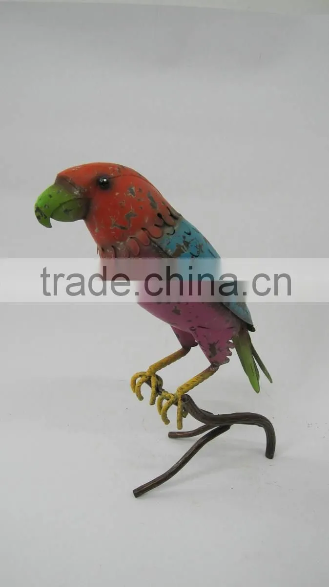 metal garden sculpture birds for garden ornament