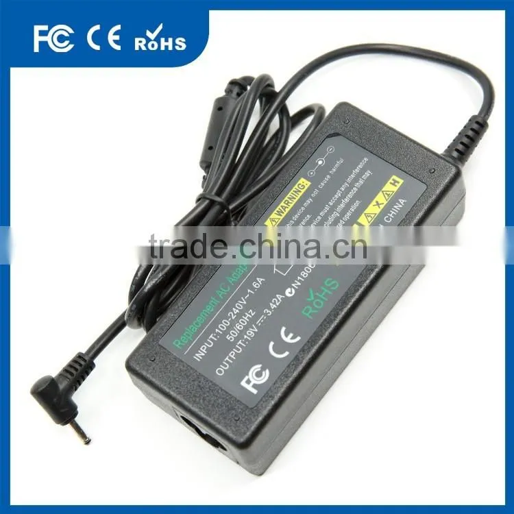Notebook Adapter 65W 19V 3.42A Power Supply Adapter 3.0X1.0MM