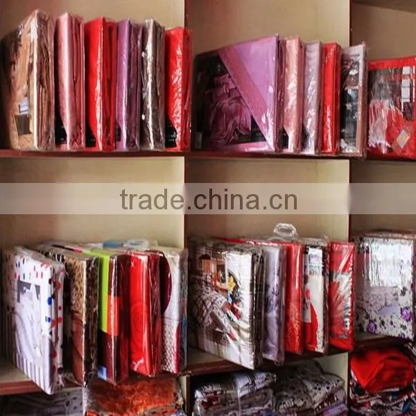 sell in low price Thread Count 100% cotton fabric painting designs bed sheets