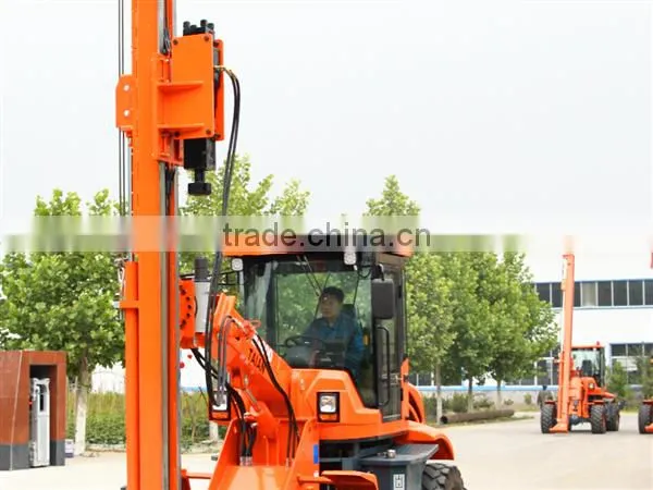 Solar pile driving Pile driving machine PD4000 Ground Screw Pile Driver