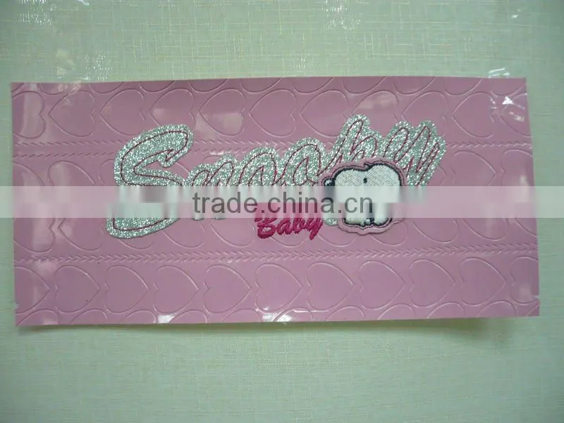 embroidery PU patch for garments