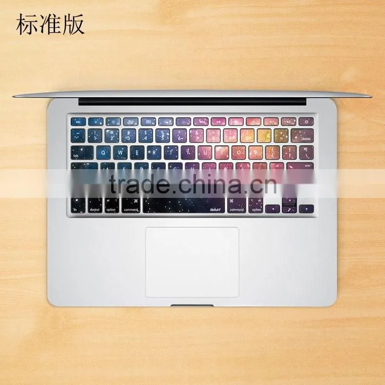 Factory directly for macbook keyboard skin keyboard sticker decal with various designs