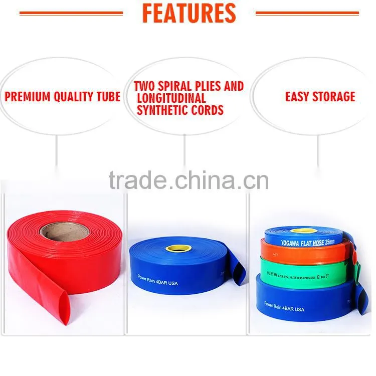 agriculture pvc lay flat hose