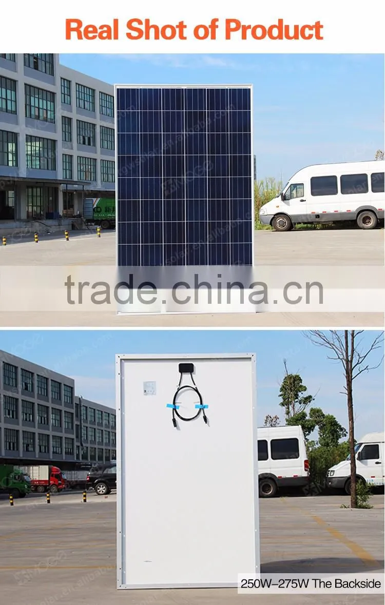 Hanwha A grade 4BB 250w 255w 260w 265w 270w 275w 300w 305w 310w 315w 320w panel solar fabricantes en China with best price