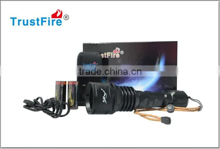 Powerful diving torch 3000 Lumen TrustFire DF003A diving led flashlight, CREE 3*XM-L2 leds waterproof flash with CE FCC