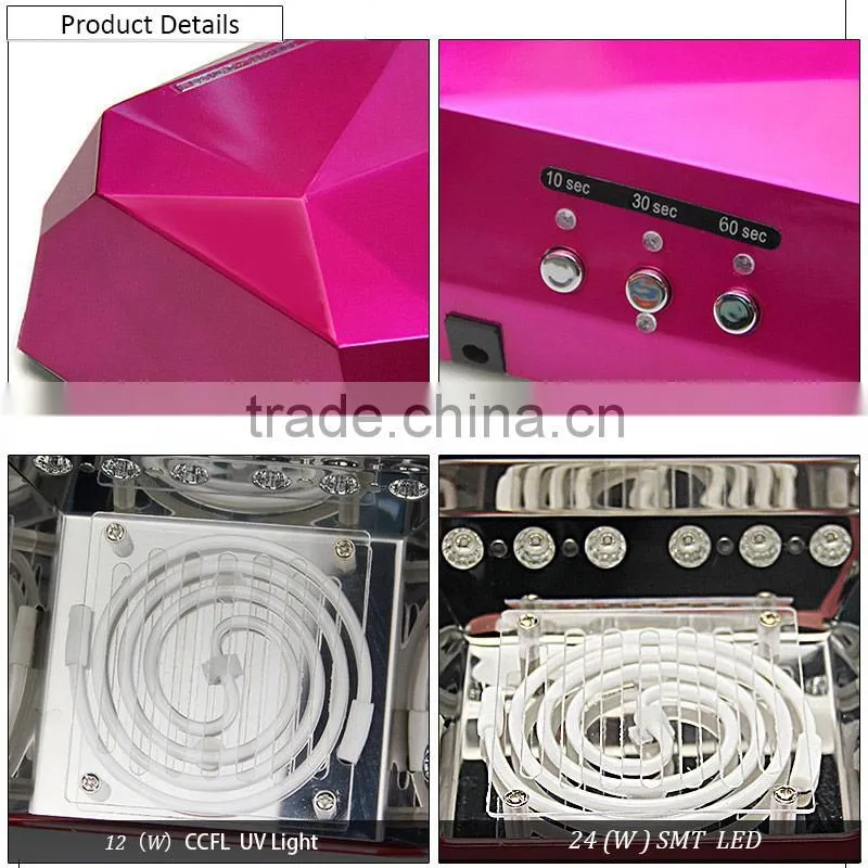 CCFL led UV nail lamp 36w Gel Curing Cure Lamp Timer Dryer Nail Polish Tools