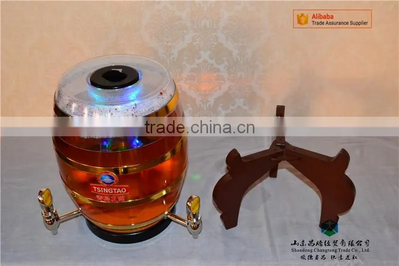 Crystal Cask Cannon Three Wine Faucets Cold Beer Dispenser