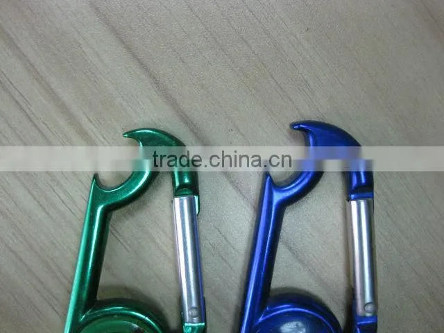 alumininium multifunctional carabiner keychain