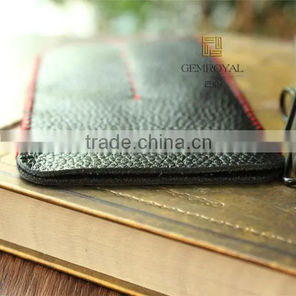 High quality handmade leather pen bag pouch