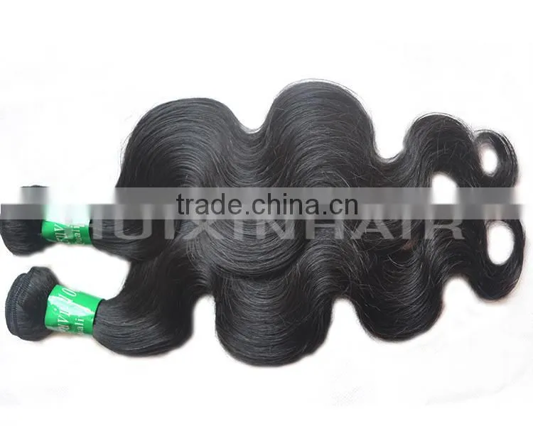 2014 6A Hot selling! 6A no shedding no tangle Natural color wavy Unprocessed 100% virgin human brazilian hair bundles Body Wave