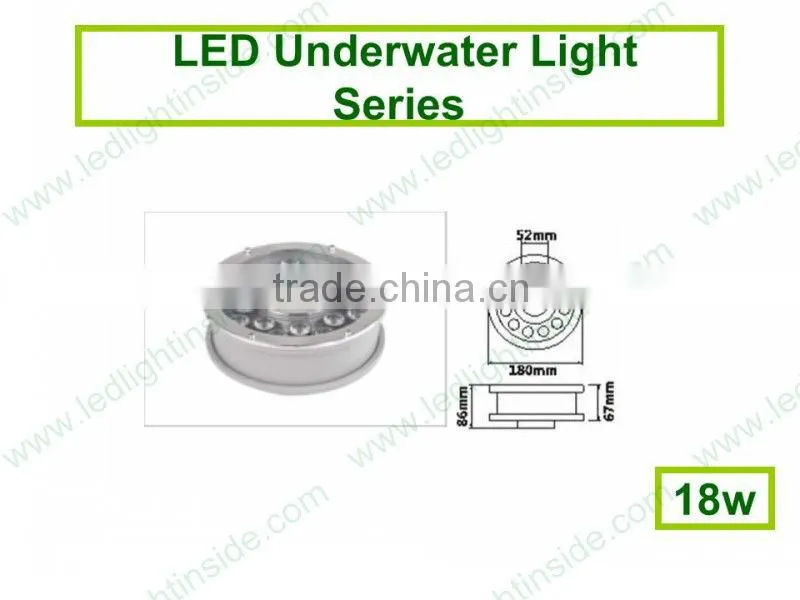 IP68 swimming led pool light 9w