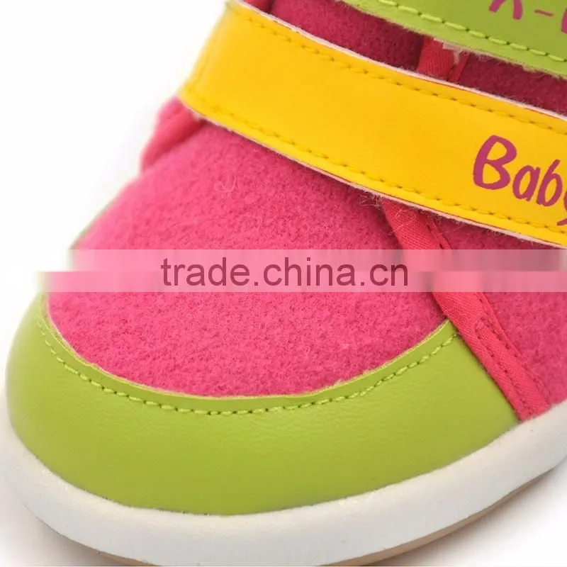 2016 Wholesale winter thicken warm soft baby shoes toddler shoes