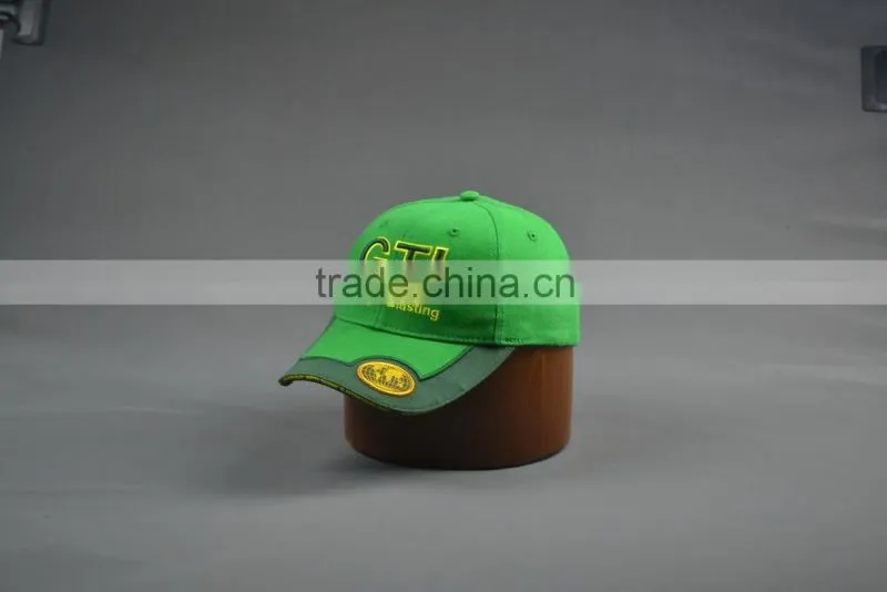 Custom 100% Cotton Racing Baseball cap with embroidery logo