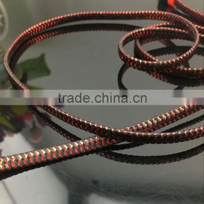 2016 new usb charging charger cable flat braided USB cable