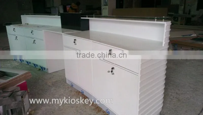 Beauty salon reception desk for hotel reception counter use