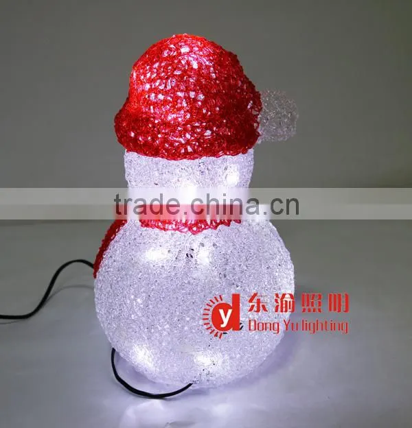 DIY small night light led motif snowman