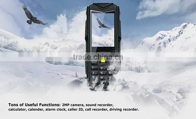VKWORLD STONE V3 5200mAh Spreadtrum 6531CA 2.4 Inch Screen IP67 Waterproof Dustproof Dropproof Mobile Phone