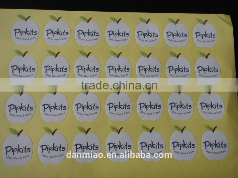Intaglio printing security paper sticker