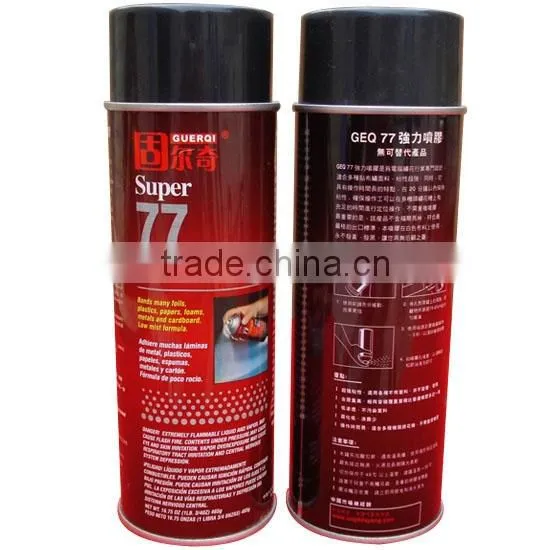 Light weight material no residue DM 77 multi-purpose adhesive for label sticker