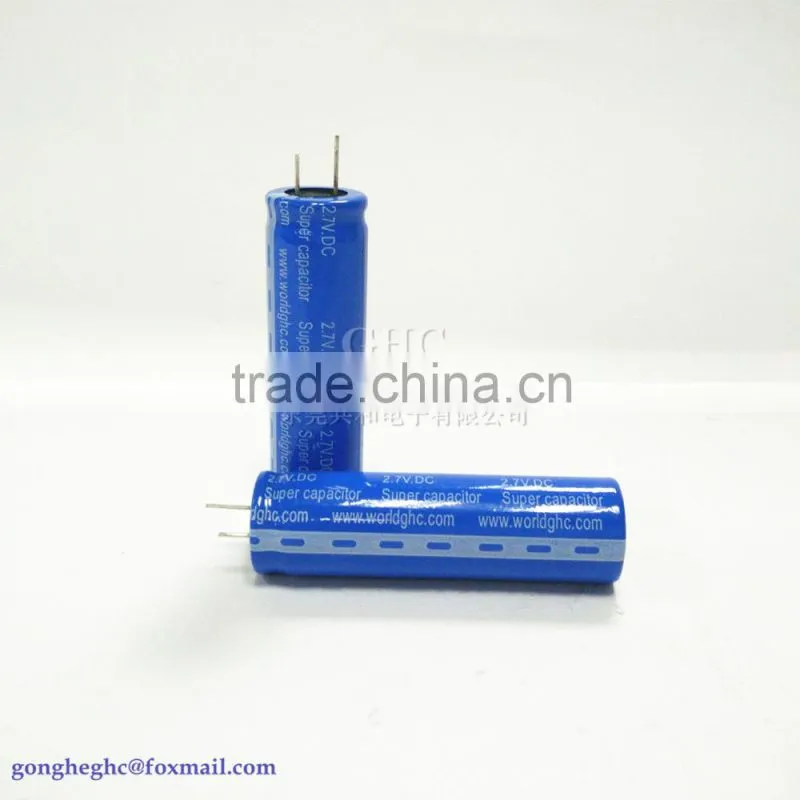 high density super capacitor 5000f 2.7v 23*69mm