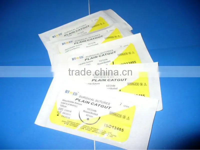 CE, ISO certificates chromic catgut suture