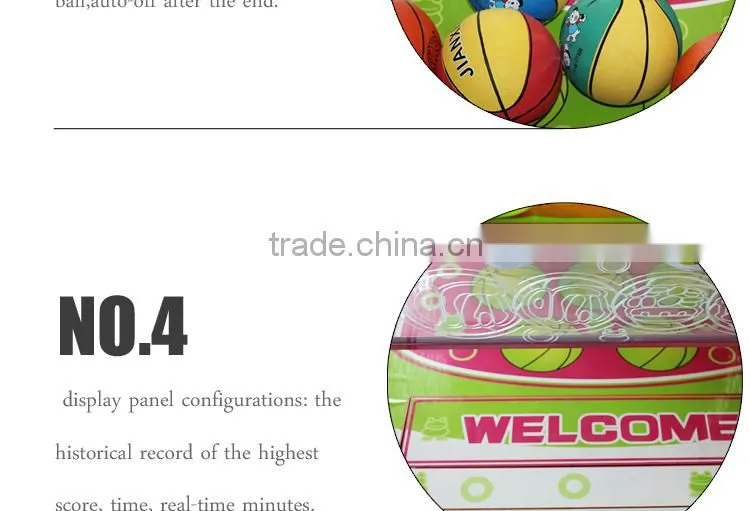 Funshare amusement park equipment kids mini street basketball arcade game machine
